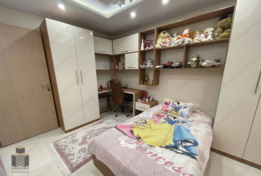 بازسازی اتاق خواب کودک مهندس فرح زادی