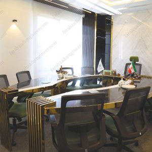 طراحی میز جلسات اتاق مدیریتی مهندس فرحزادی