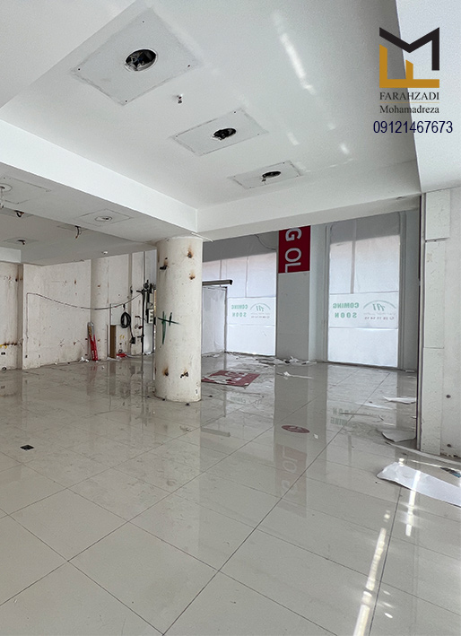 قبل از بازسازی واحد تجاری پاسداران | مهندس فرح زادی